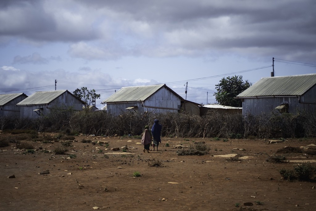 Лагерь вынужденных переселенцев на юге Сомали.